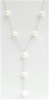 Collana Stocco Gioielli Donna in Oro bianco Perla CL50 - CL50